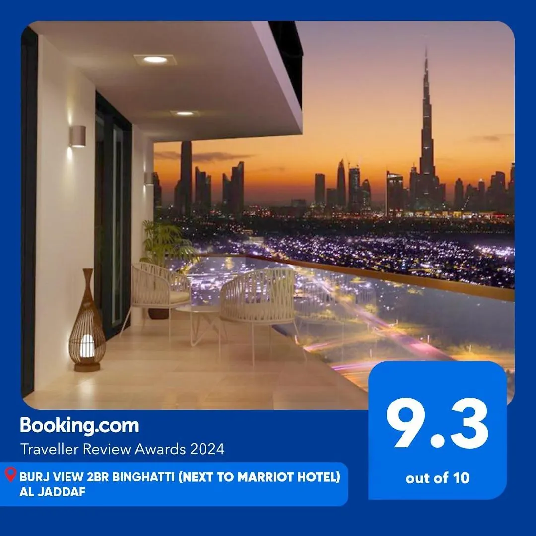 Burj View 2Br Binghatti - Al Jaddaf Dubai Apartment